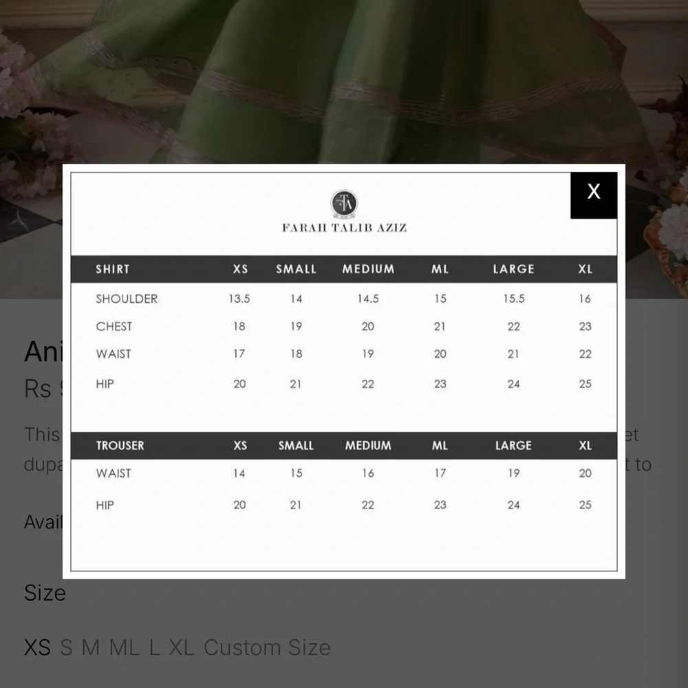 Farah Talib Aziz Green Outfit. *fixed price* - Picture 5 of 6
